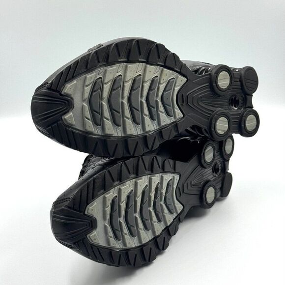 Wmns Nike Shox Junior 'Black Metallic Silver' - Picture 8 of 9